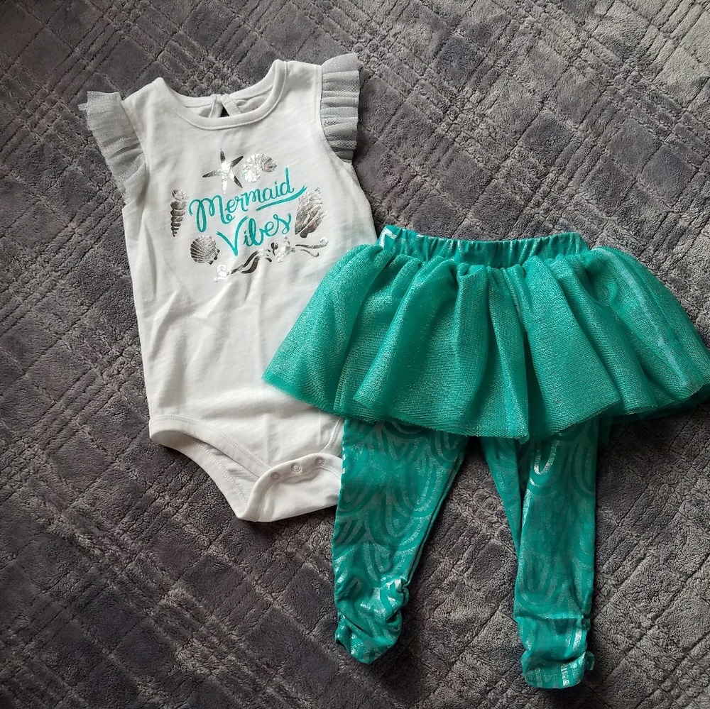 Baby Cat & Jack Mermaid Vibes Outfit